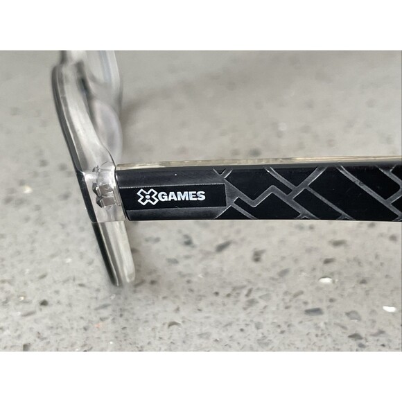 MARCHON X GAMES SUPERSLOPE 001 BLACK CLEAR EYEGLASSES FRAMES ONLY 50-15-135 - Picture 4 of 16